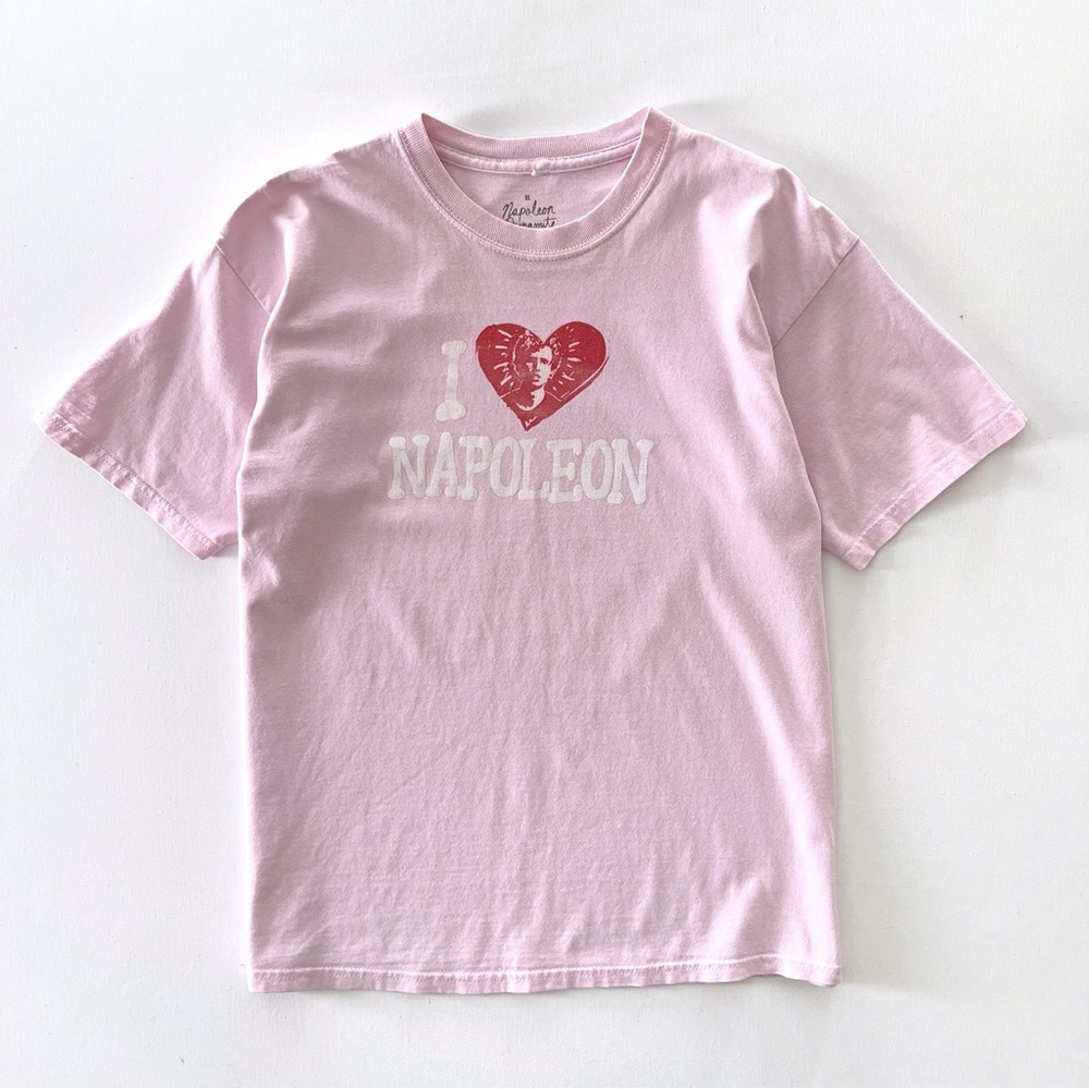 Vintage Napoleon Dynamite Rare I Heart Napoleon Pink T-Shirt Y2K Unisex XL